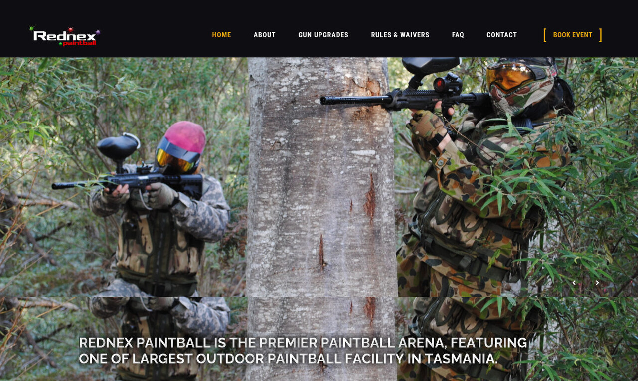 Rednex Paintball Website